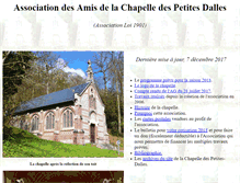 Tablet Screenshot of chapelle.les-petites-dalles.org
